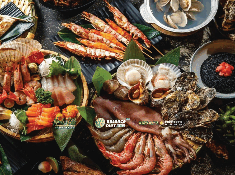 蛋白质,鱼类、猪肉、牛肉、羊肉、海鲜、鸡蛋、乳制品、豆类、坚果，猪油、橄榄油、花生油、芝麻油、亚麻籽油、玉米油、鳄梨油、牛油果、坚果，杏仁、腰果、榛果、鱼类，如三文鱼、沙丁鱼，脂肪，碳水化合物，Carbohydrates，蛋白质，Protein，Fats，脂肪，维生素，Vitamins，矿物质，Minerals，深绿色蔬菜、坚果、全谷物、海鲜、豆类、奶制品，菠菜、羽衣甘蓝，水果、豆类， 膳食纤维，Dietary Fiber，DEqueME饮食法, DEqueME Balance Diet Plus, Nicole Choo